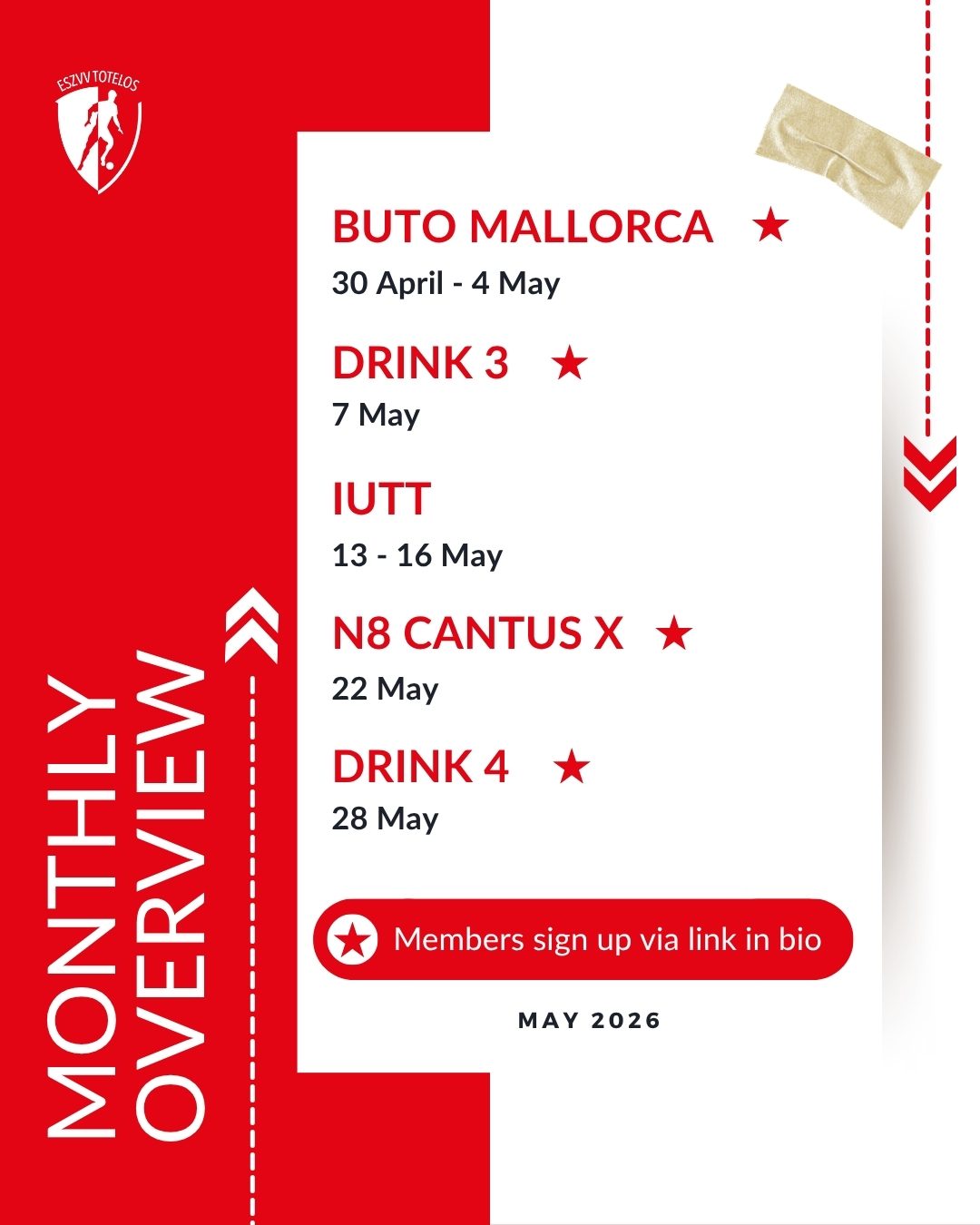 ❤️ De activiteitenplanning van mei 🤍