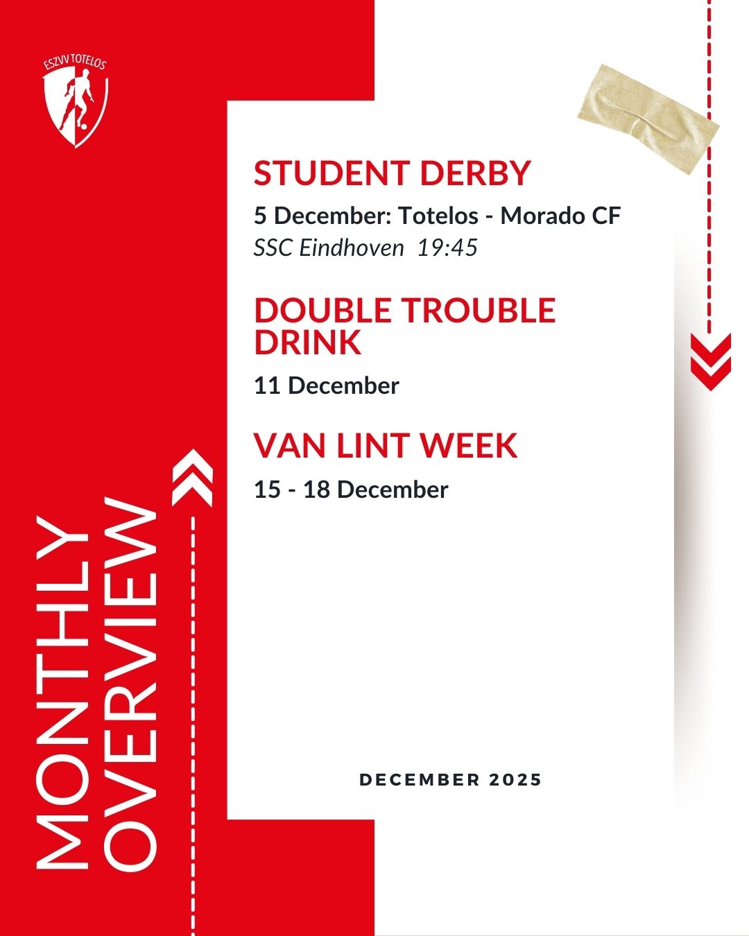❤️ De activiteitenplanning van december 🤍