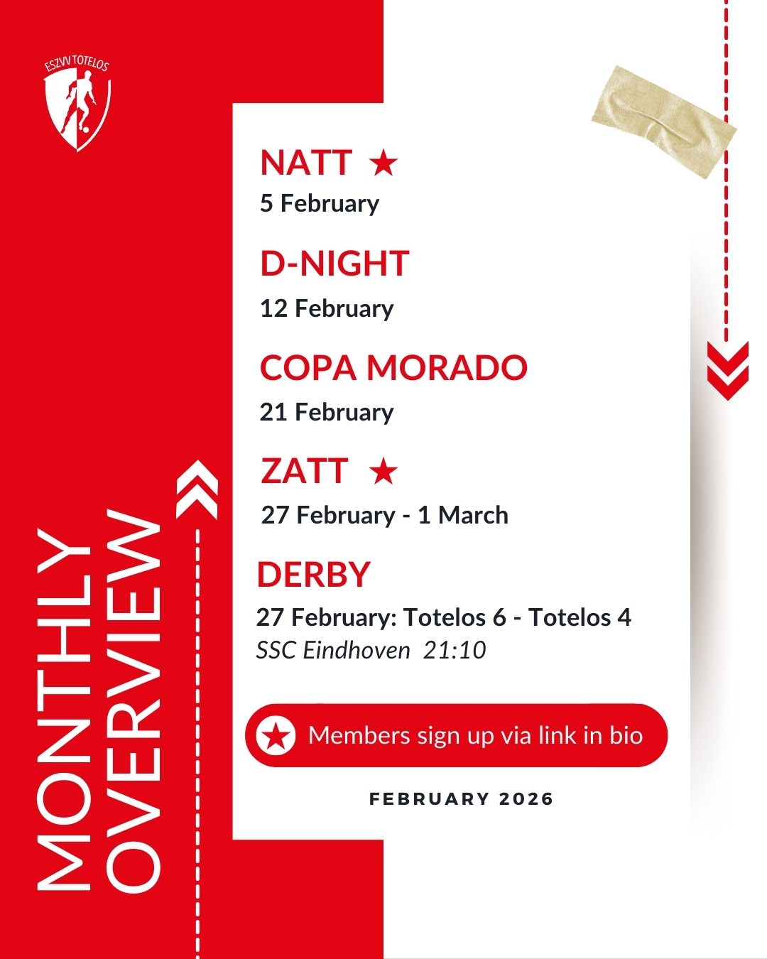 ❤️ De activiteitenplanning van februari 🤍