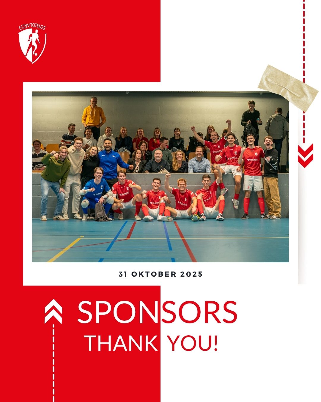 Sponsors, bedankt!🤝🏻